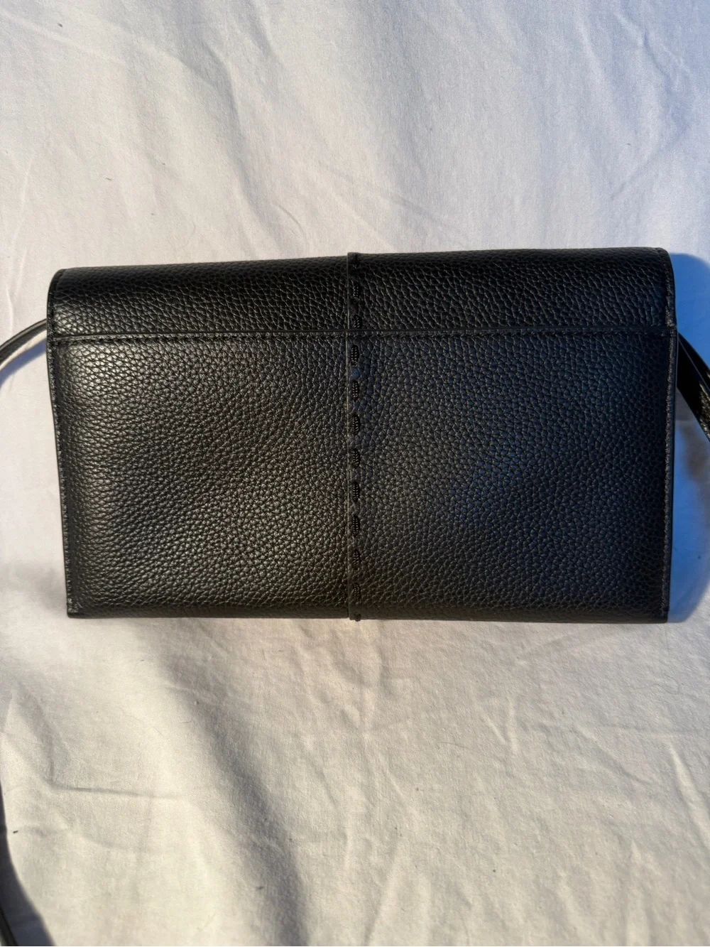 Tory Burch Crossbody Black Pebbled Leather McGraw Bag